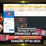 BUKTI JACKPOT SLOT STARLIGHT PRINCESS 1000 TERPERCAYA DI INDONESIA TGL 07-10-2024