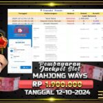 BUKTI JACKPOT SLOT MAHJONG WAYS TERPERCAYA DI INDONESIA TGL 12-10-2024