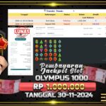 BUKTI JACKPOT SLOT GATES OF OLYMPUS 1000 TERPERCAYA DI INDONESIA TGL 30-11-2024