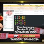 BUKTI JACKPOT SLOT GATES OF OLYMPUS 1000 TERPERCAYA DI INDONESIA TGL 04-11-2024