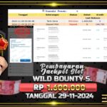 BUKTI JACKPOT SLOT WILD BOUNTY SHOWDOWN TERPERCAYA DI INDONESIA TGL 29-11-2024