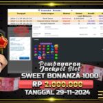 BUKTI JACKPOT SLOT SWEET BONANZA 1000 TERPERCAYA DI INDONESIA TGL 29-11-2024