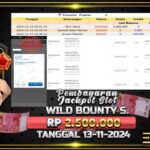 BUKTI JACKPOT SLOT WILD BOUNTY SHOWDOWN TERPERCAYA DI INDONESIA TGL 13-11-2024