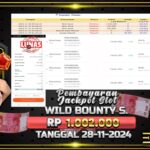 BUKTI JACKPOT SLOT WILD BOUNTY SHOWDOWN TERPERCAYA DI INDONESIA TGL 28-11-2024