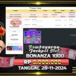 BUKTI JACKPOT SLOT SWEET BONANZA 1000 TERPERCAYA DI INDONESIA TGL 28-11-2024